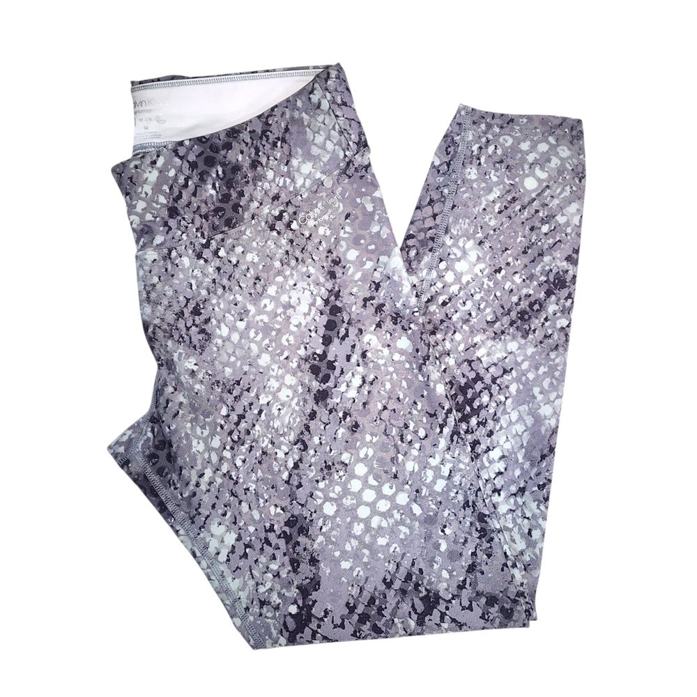 Calvin Klein Performance Snakeskin Print Leggings (NWOT)
